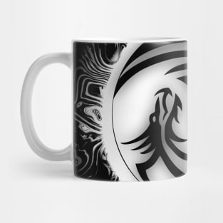Yin and Yang Dragons Mug
